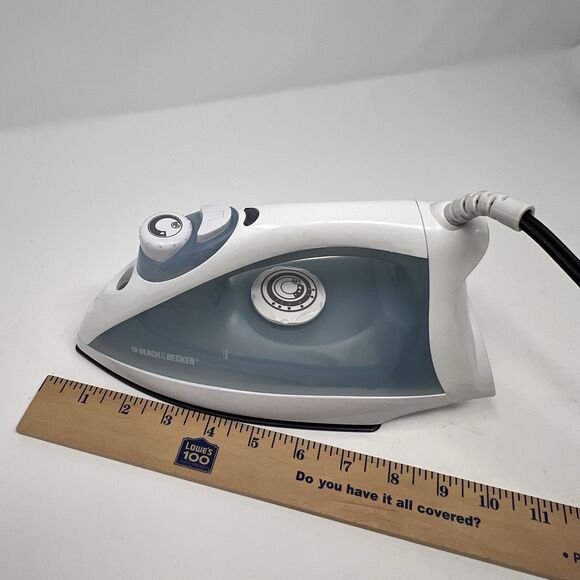 Black + Decker Variable Steam Iron Compact Smartemp Mist Nonstick - Picture 9 of 10
